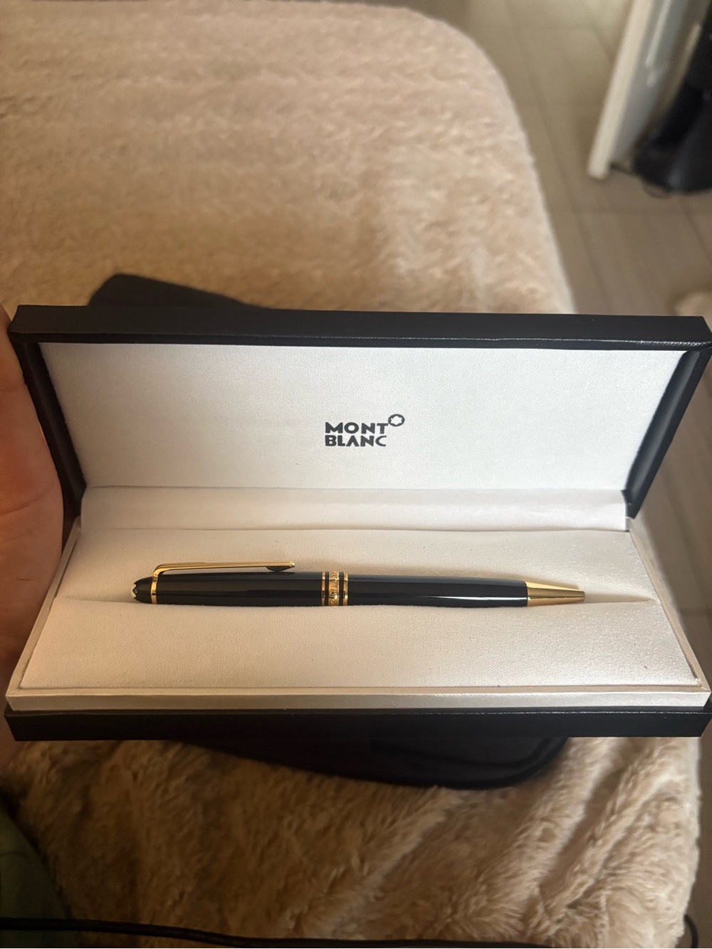 Montblanc Meisterstück Classique Black & Gold Ballpoint Pen